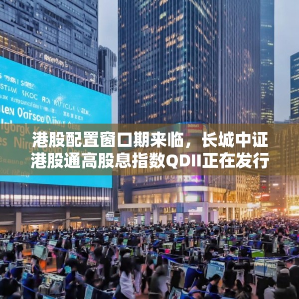 港股配置窗口期来临，长城中证港股通高股息指数QDII正在发行中
