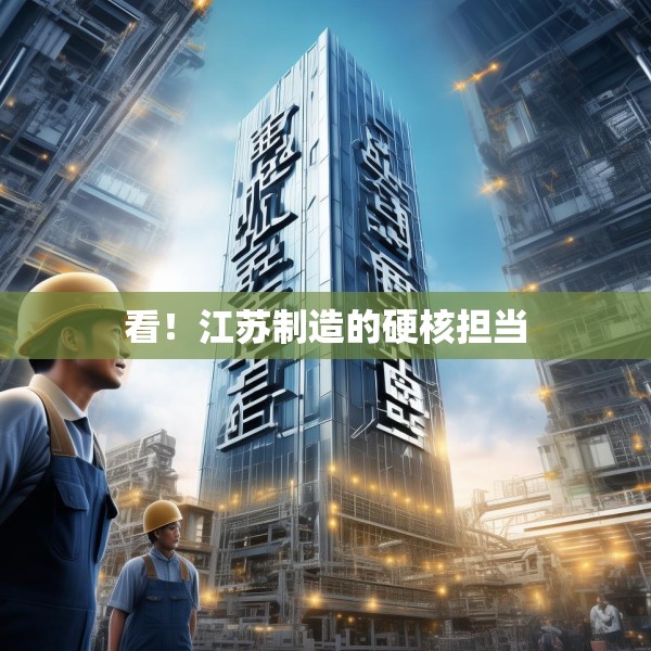 看！江苏制造的硬核担当