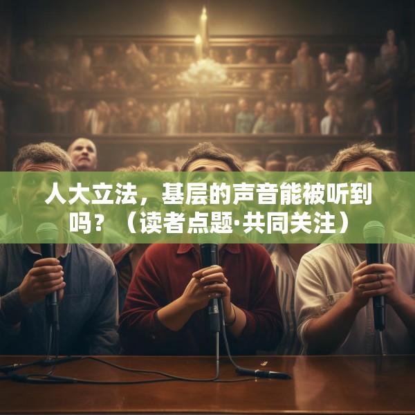 人大立法，基层的声音能被听到吗？（读者点题·共同关注）