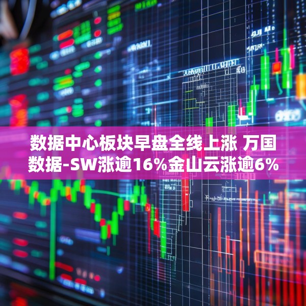 数据中心板块早盘全线上涨 万国数据-SW涨逾16%金山云涨逾6%