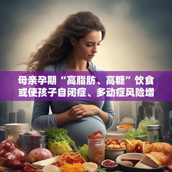 母亲孕期“高脂肪、高糖”饮食或使孩子自闭症、多动症风险增加