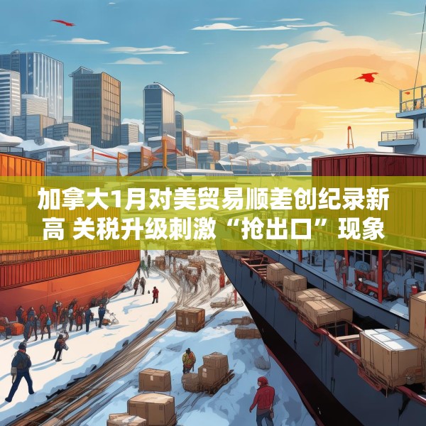 加拿大1月对美贸易顺差创纪录新高 关税升级刺激“抢出口”现象