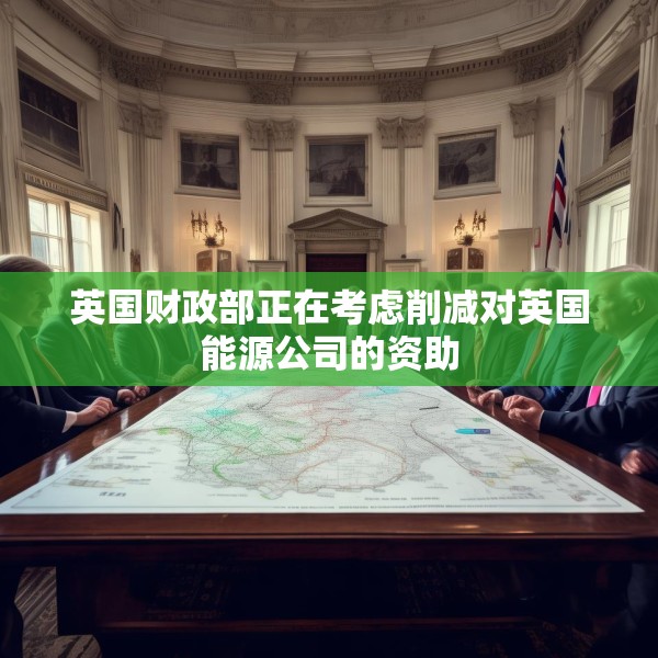 英国财政部正在考虑削减对英国能源公司的资助