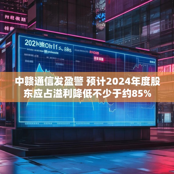 中赣通信发盈警 预计2024年度股东应占溢利降低不少于约85%
