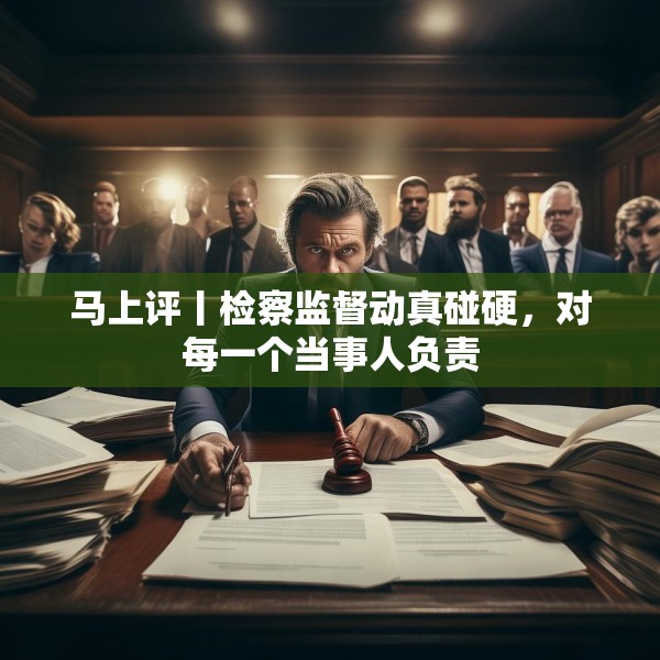 马上评丨检察监督动真碰硬，对每一个当事人负责