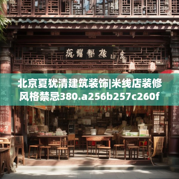 北京夏犹清建筑装饰|米线店装修风格禁忌380.a256b257c260fgy.26776670