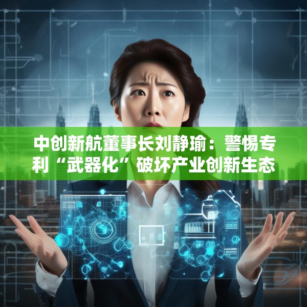 中创新航董事长刘静瑜：警惕专利“武器化”破坏产业创新生态