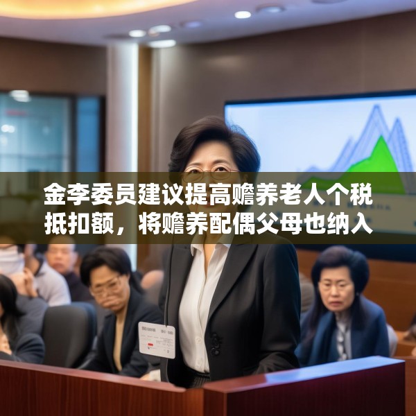 金李委员建议提高赡养老人个税抵扣额，将赡养配偶父母也纳入