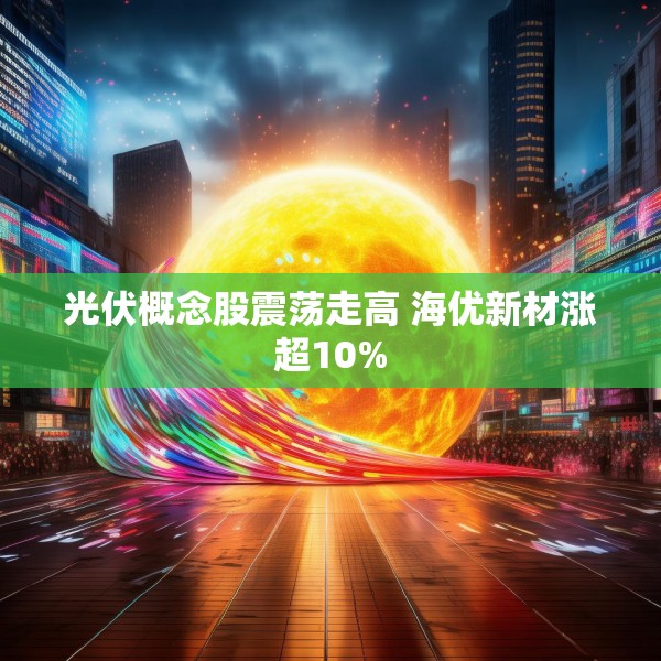 光伏概念股震荡走高 海优新材涨超10%