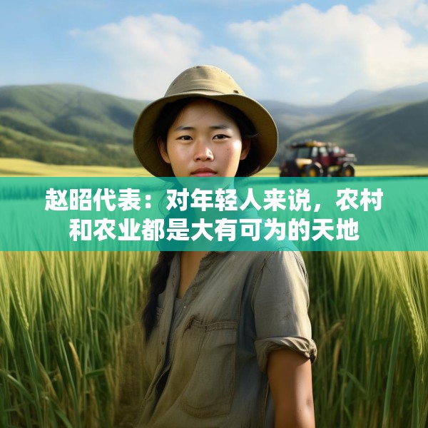 赵昭代表：对年轻人来说，农村和农业都是大有可为的天地