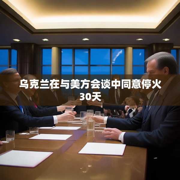 乌克兰在与美方会谈中同意停火30天