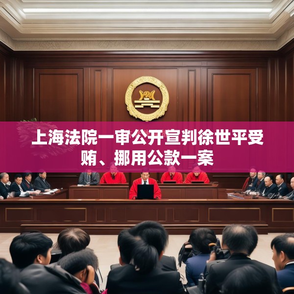 上海法院一审公开宣判徐世平受贿、挪用公款一案
