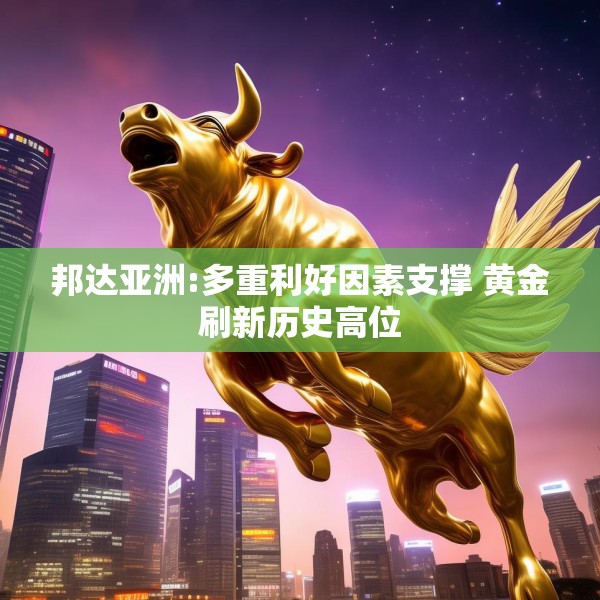 邦达亚洲:多重利好因素支撑 黄金刷新历史高位