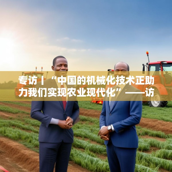 专访丨“中国的机械化技术正助力我们实现农业现代化”——访冈比亚农业部长登巴·萨巴利