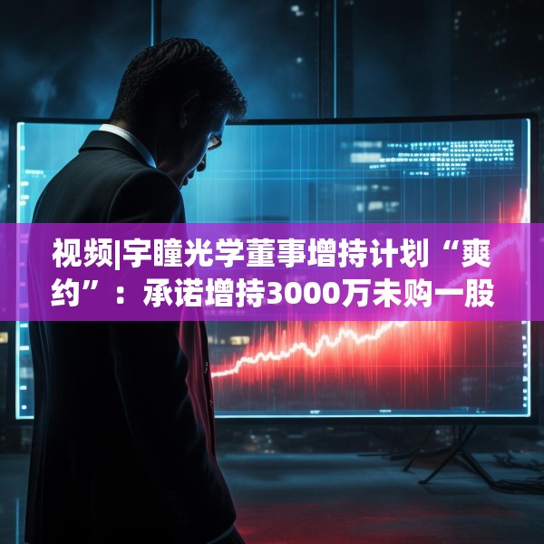 视频|宇瞳光学董事增持计划“爽约”：承诺增持3000万未购一股