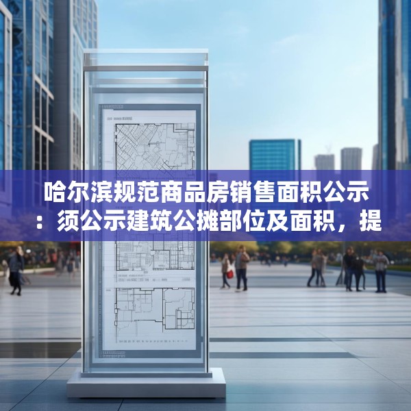 哈尔滨规范商品房销售面积公示：须公示建筑公摊部位及面积，提高面积公示透明度