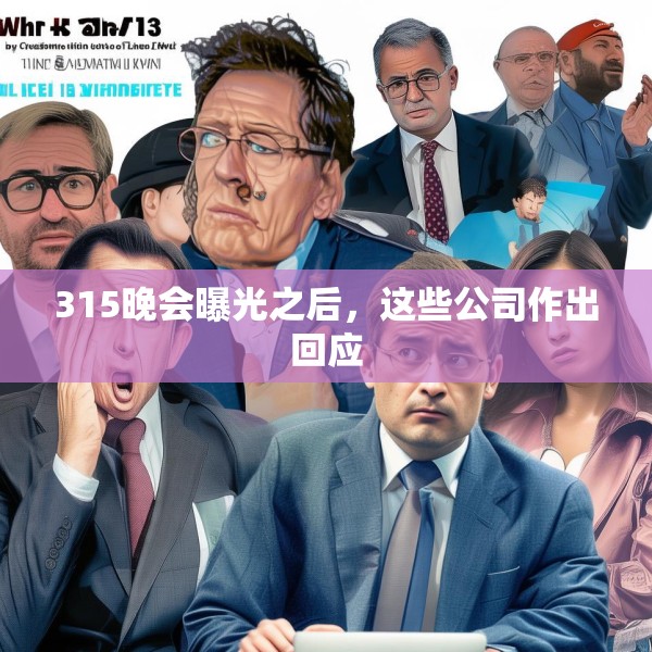 315晚会曝光之后，这些公司作出回应