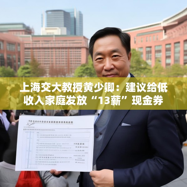 上海交大教授黄少卿：建议给低收入家庭发放“13薪”现金券