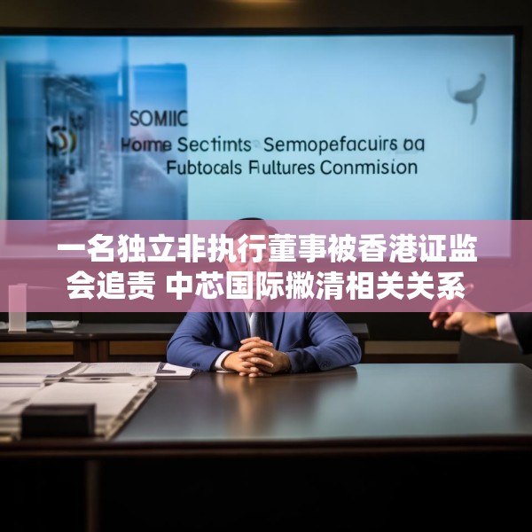一名独立非执行董事被香港证监会追责 中芯国际撇清相关关系