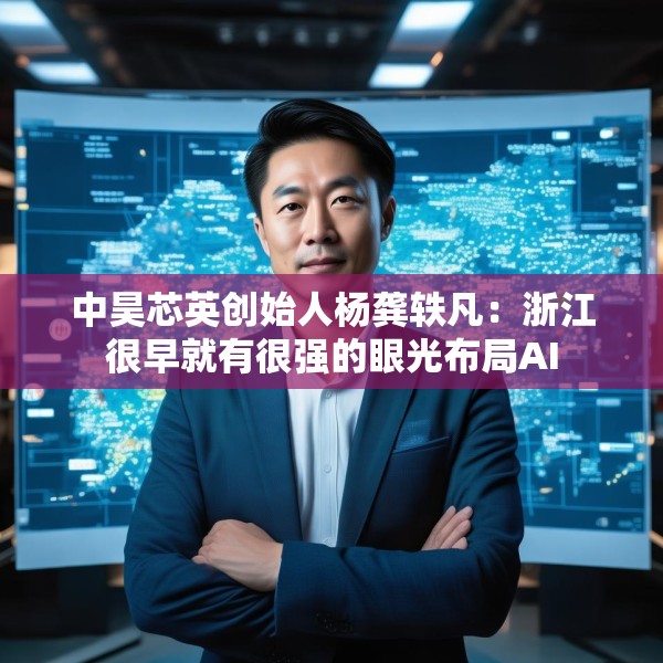 中昊芯英创始人杨龚轶凡：浙江很早就有很强的眼光布局AI