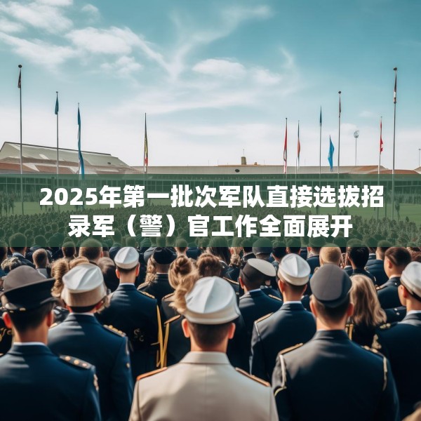 2025年第一批次军队直接选拔招录军（警）官工作全面展开