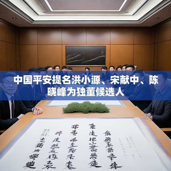 中国平安提名洪小源、宋献中、陈晓峰为独董候选人