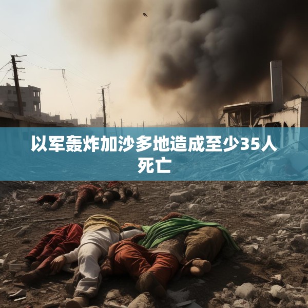 以军轰炸加沙多地造成至少35人死亡