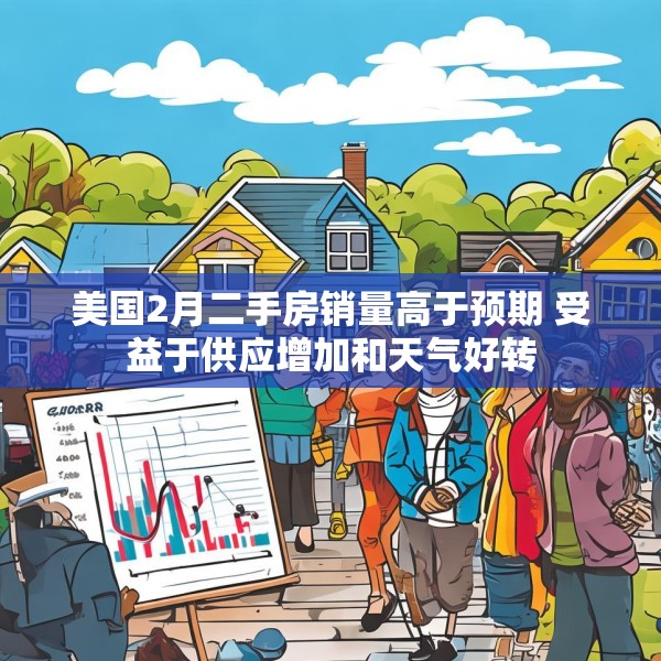 美国2月二手房销量高于预期 受益于供应增加和天气好转