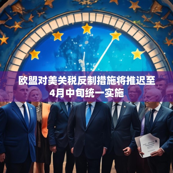 欧盟对美关税反制措施将推迟至4月中旬统一实施