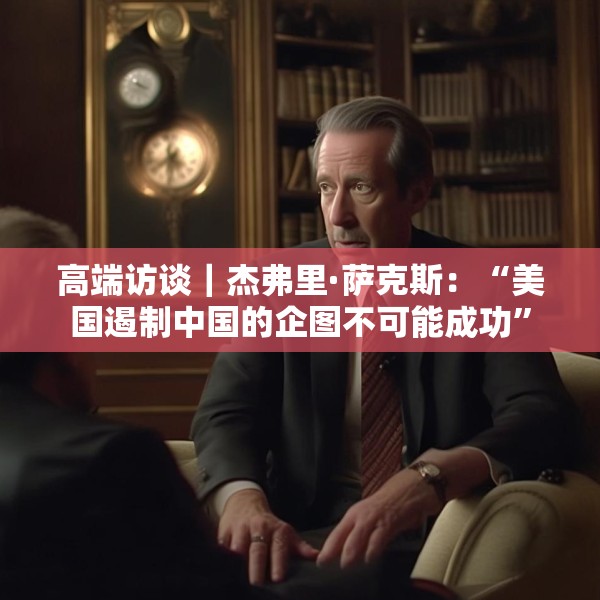 高端访谈｜杰弗里·萨克斯：“美国遏制中国的企图不可能成功”