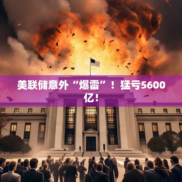美联储意外“爆雷”！猛亏5600亿！