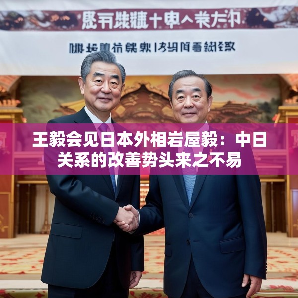王毅会见日本外相岩屋毅：中日关系的改善势头来之不易