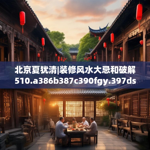 北京夏犹清|装修风水大忌和破解510.a386b387c390fgy.397dsfds