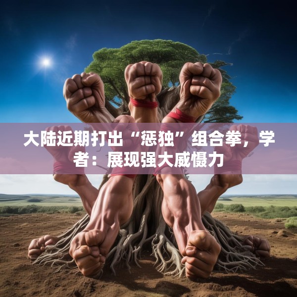 大陆近期打出“惩独”组合拳，学者：展现强大威慑力