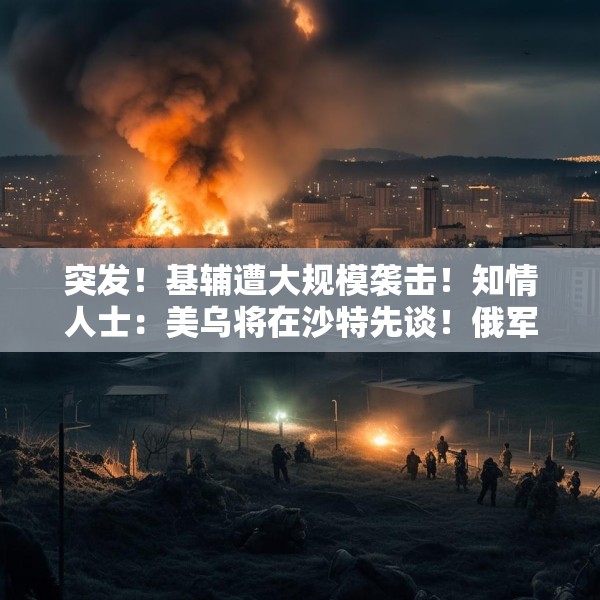 突发！基辅遭大规模袭击！知情人士：美乌将在沙特先谈！俄军：在库尔斯克一线打击乌军