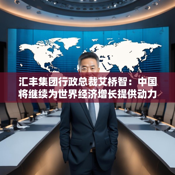 汇丰集团行政总裁艾桥智：中国将继续为世界经济增长提供动力