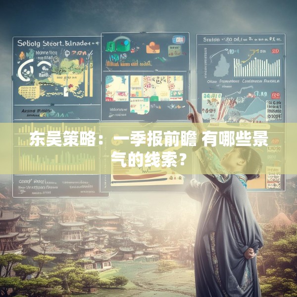 东吴策略：一季报前瞻 有哪些景气的线索？
