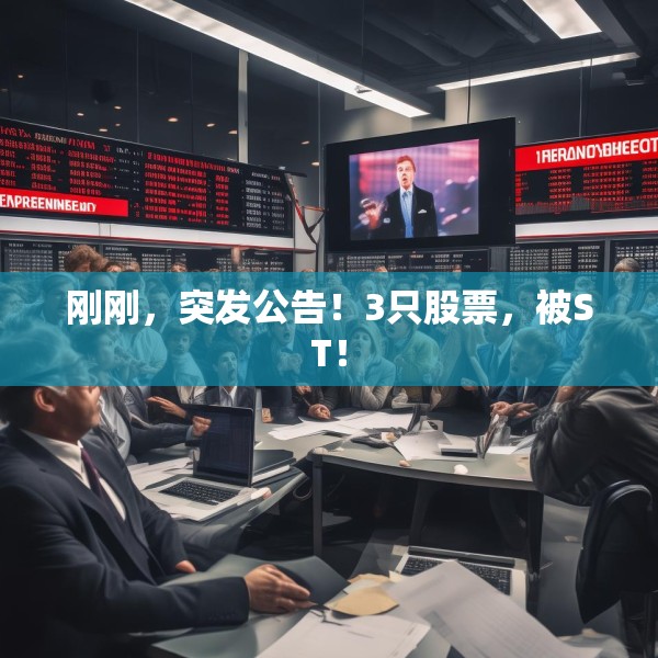 刚刚，突发公告！3只股票，被ST！