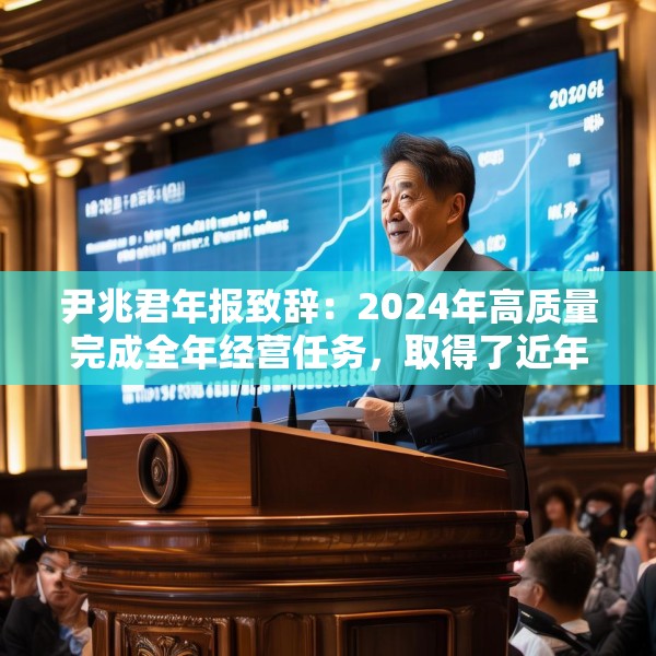 尹兆君年报致辞：2024年高质量完成全年经营任务，取得了近年来最好的经营业绩
