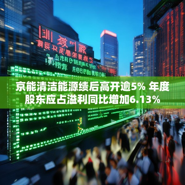 京能清洁能源绩后高开逾5% 年度股东应占溢利同比增加6.13%