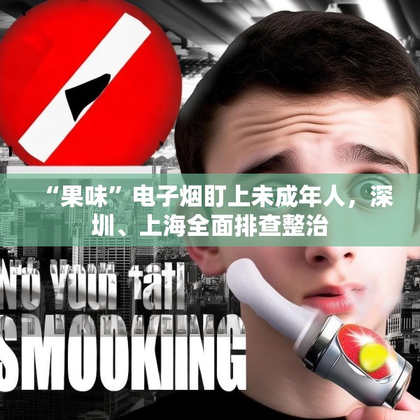 “果味”电子烟盯上未成年人，深圳、上海全面排查整治