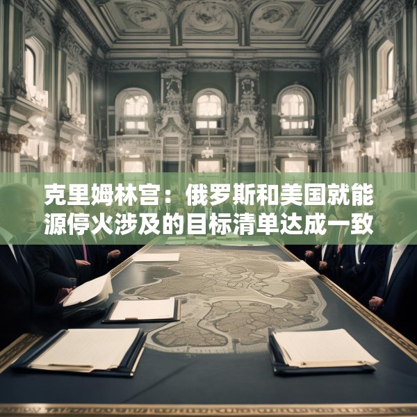 克里姆林宫：俄罗斯和美国就能源停火涉及的目标清单达成一致