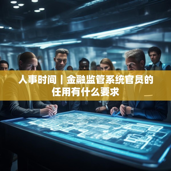 人事时间｜金融监管系统官员的任用有什么要求