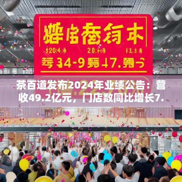 茶百道发布2024年业绩公告：营收49.2亿元，门店数同比增长7.6%