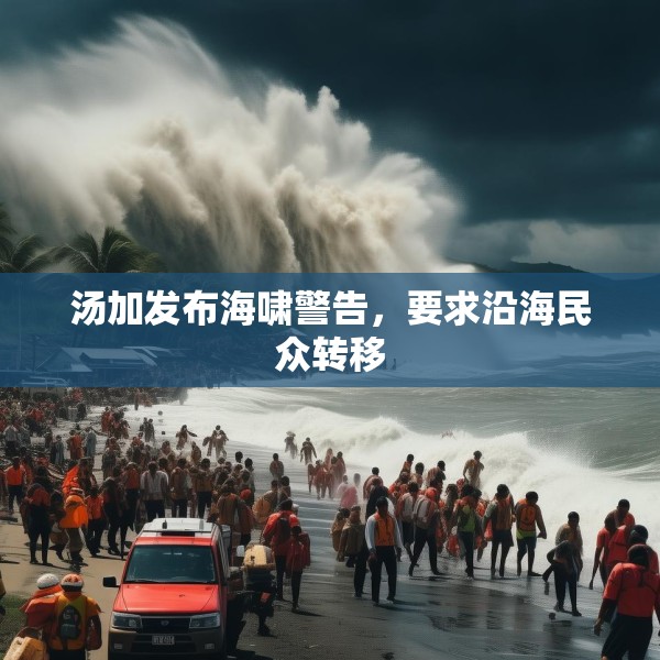 汤加发布海啸警告，要求沿海民众转移