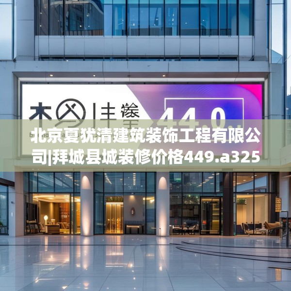 北京夏犹清建筑装饰工程有限公司|拜城县城装修价格449.a325b326c329fgy.336bnbn