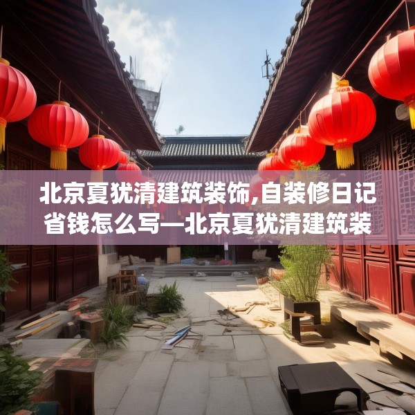 北京夏犹清建筑装饰,自装修日记省钱怎么写—北京夏犹清建筑装饰392.a268b269c272fgy.279xczxv
