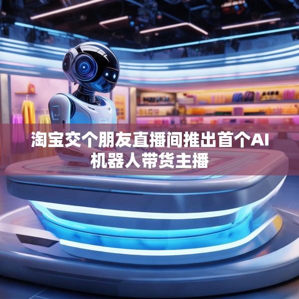 淘宝交个朋友直播间推出首个AI机器人带货主播