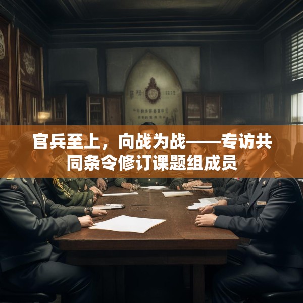官兵至上，向战为战——专访共同条令修订课题组成员