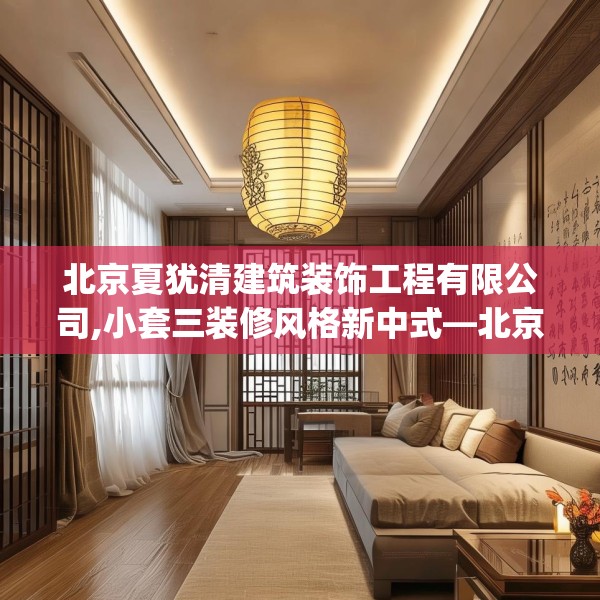 北京夏犹清建筑装饰工程有限公司,小套三装修风格新中式—北京夏犹清建筑装饰工程有限公司522.a398b399c402fgy.409nbn